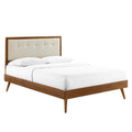 Willow Wood Queen Platform Bed With Splayed Legs by Modway