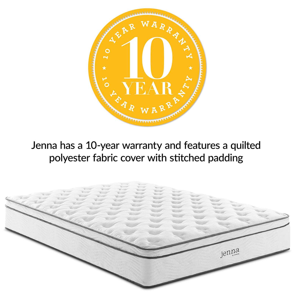 Jenna 8" Innerspring and Foam Queen Mattress by Modway