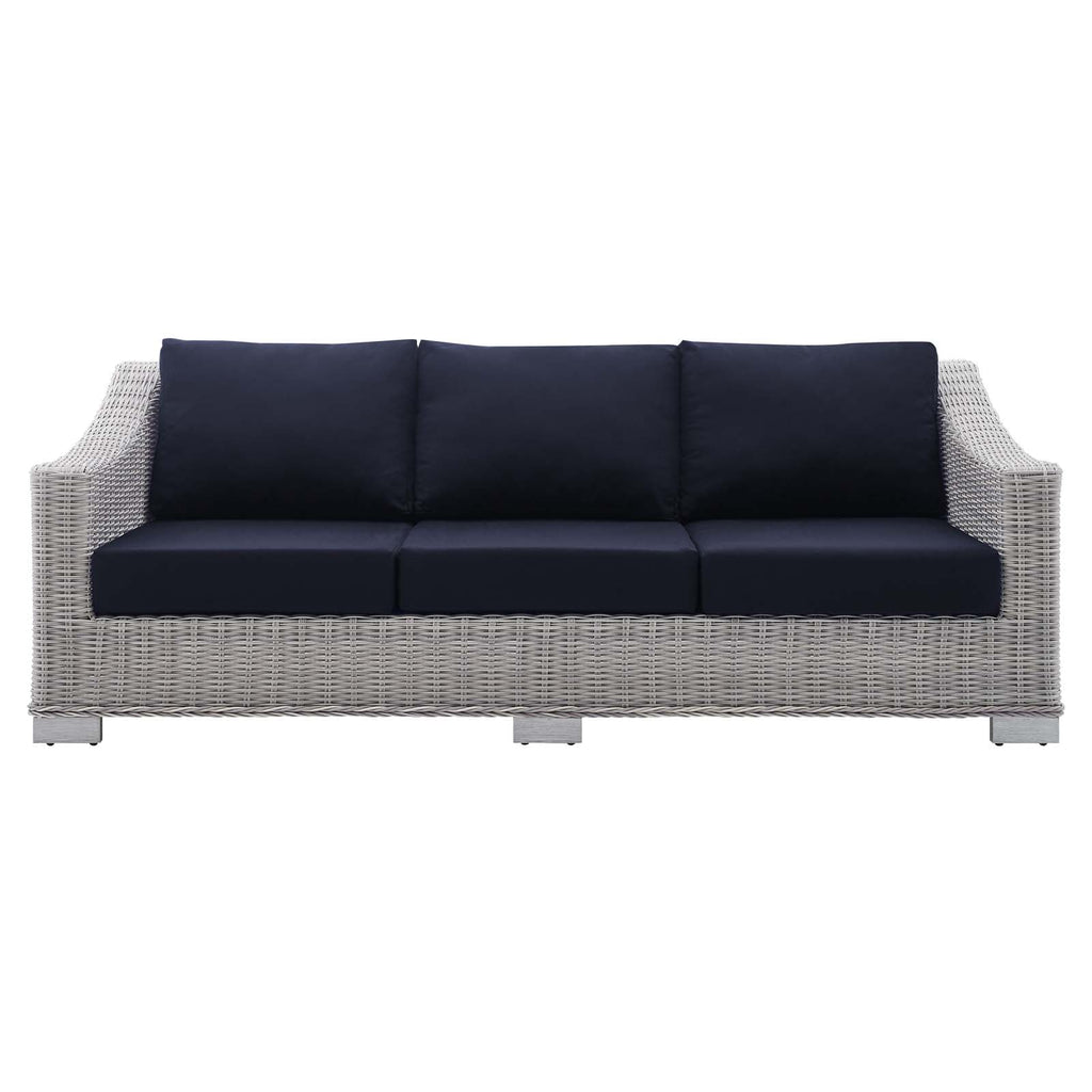 Conway Sunbrella¨ Outdoor Patio Wicker Rattan Sofa by Modway