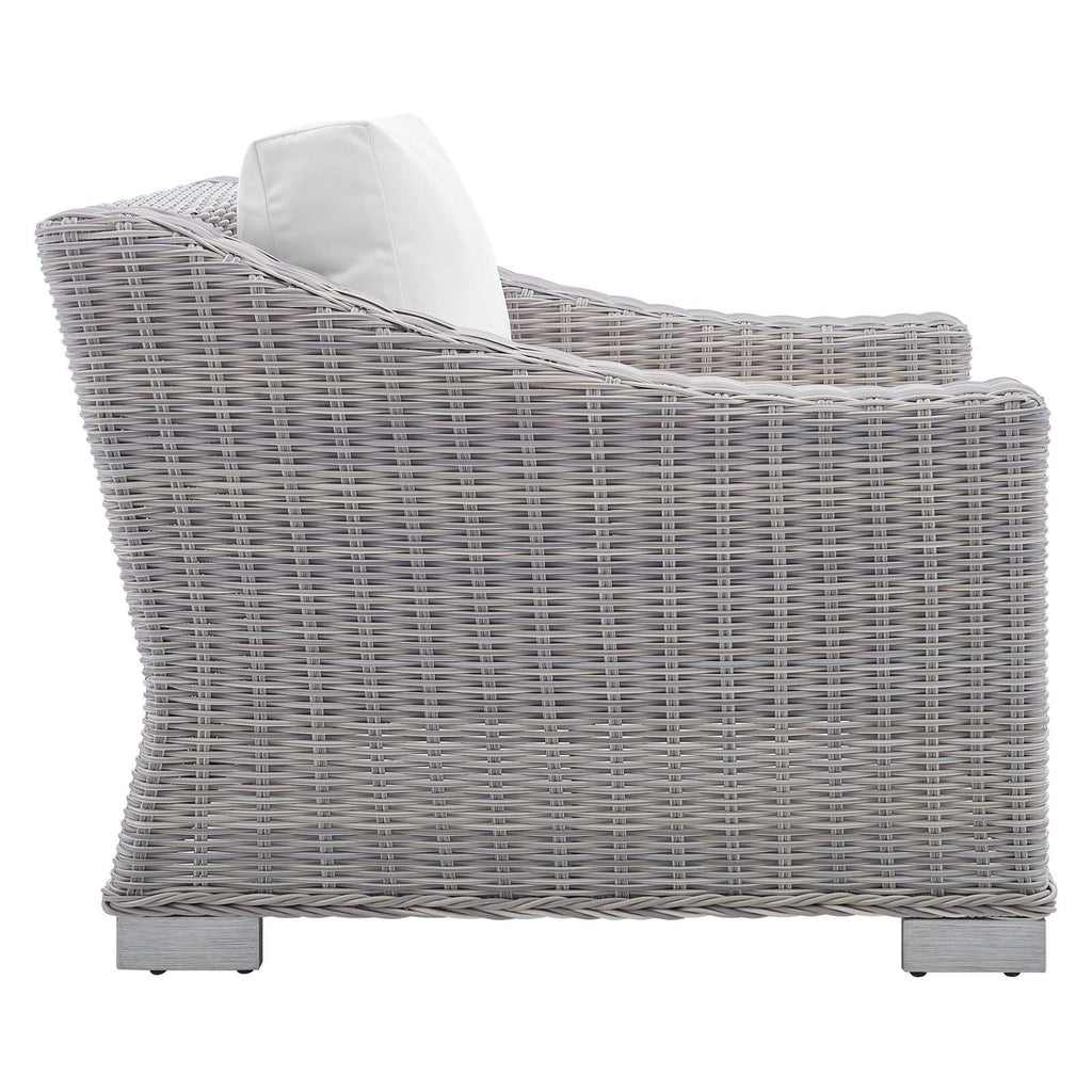 Conway 4-Piece Sunbrella¨ Outdoor Patio Wicker Rattan Furniture Set by Modway