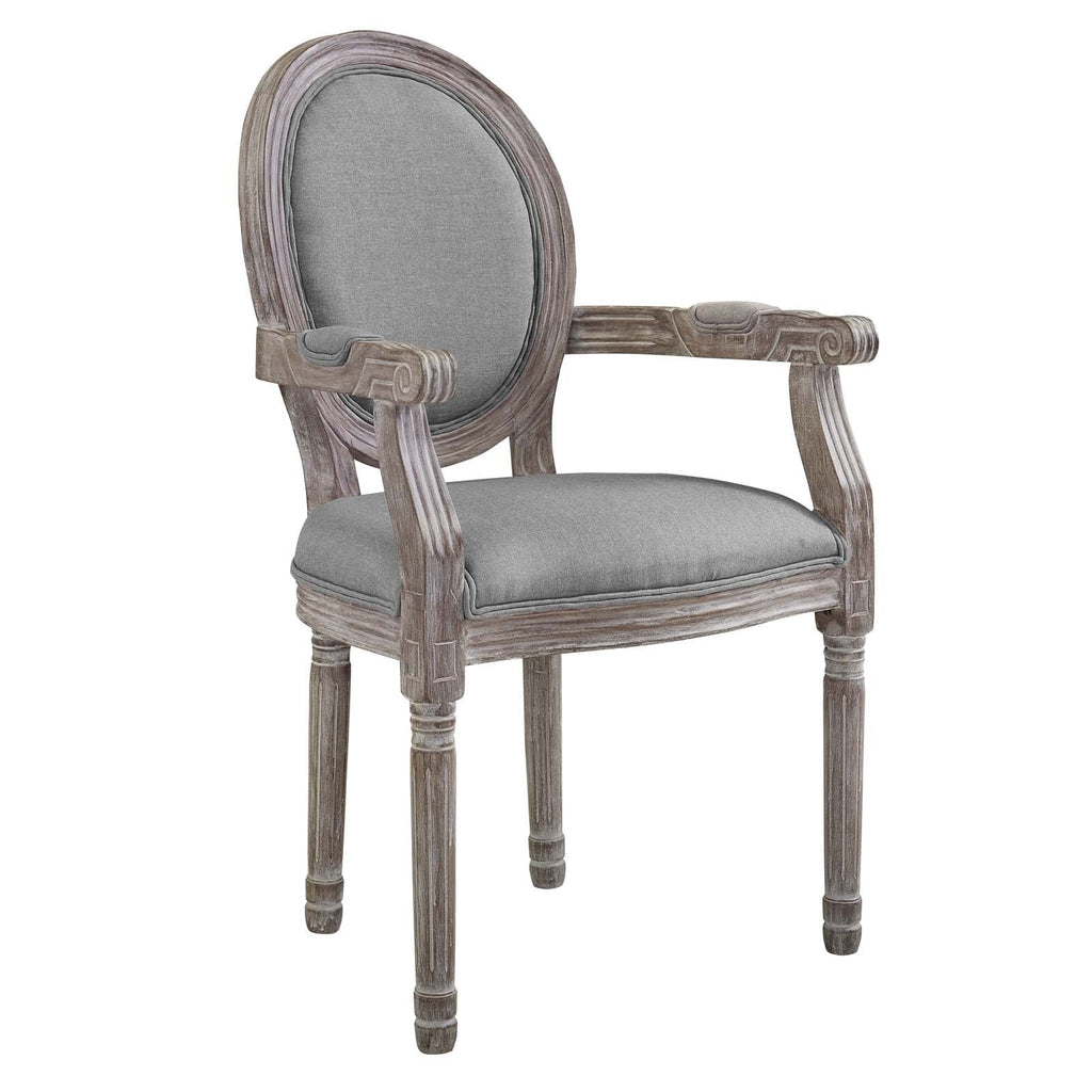 Emanate Upholstered Fabric Dining Armchair Set of 4 by Modway
