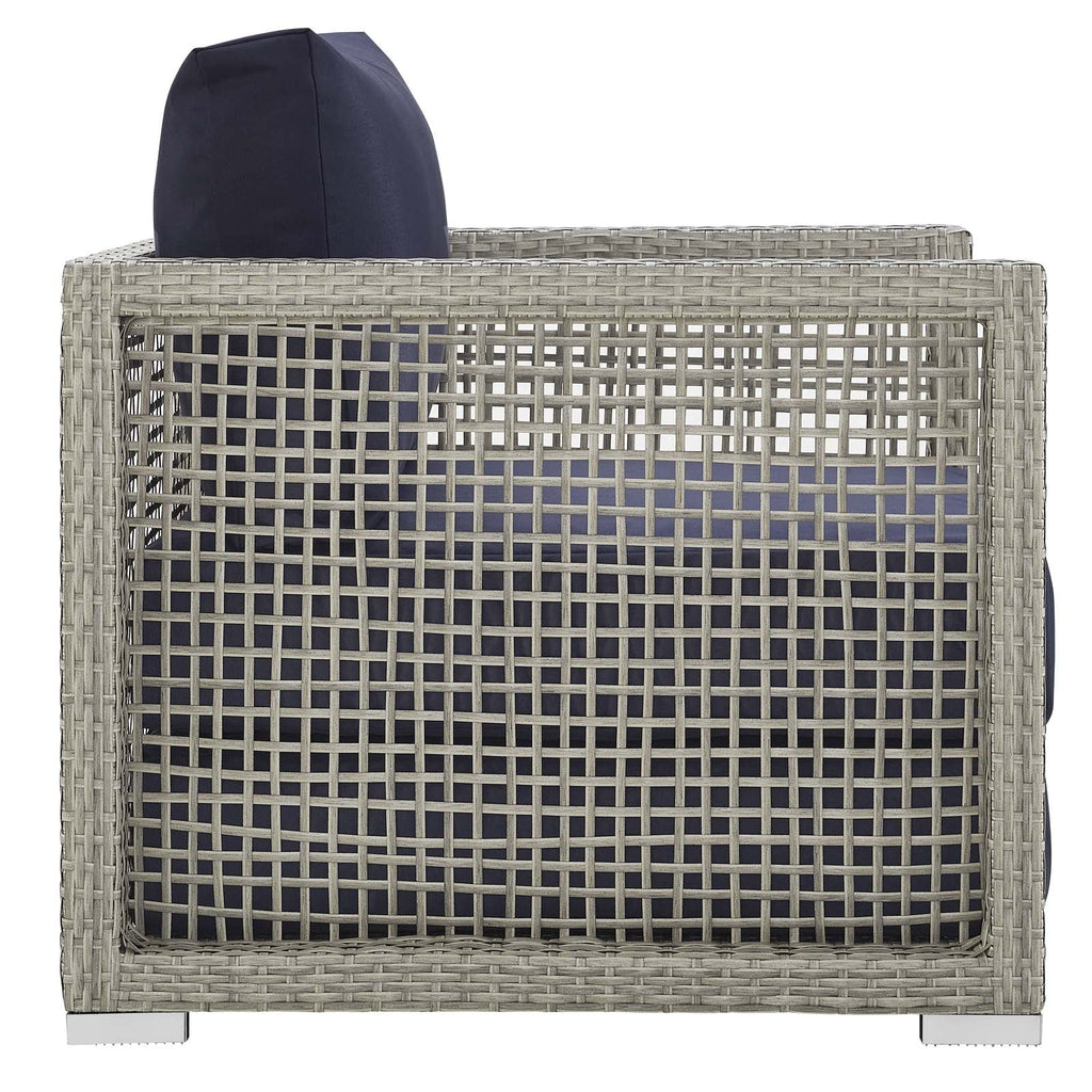 Aura 4 Piece Outdoor Patio Wicker Rattan Set by Modway