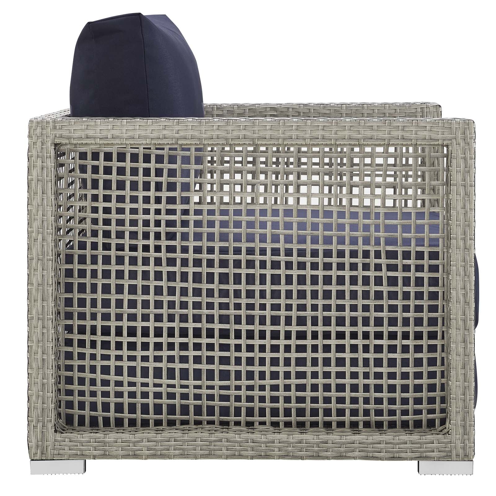 Aura 4 Piece Outdoor Patio Wicker Rattan Set by Modway