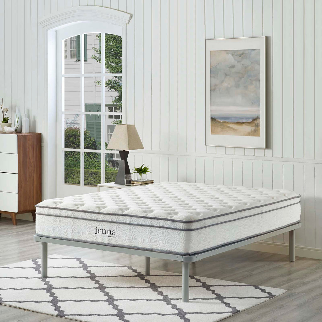 Jenna 10" Innerspring and Foam Queen Mattress by Modway