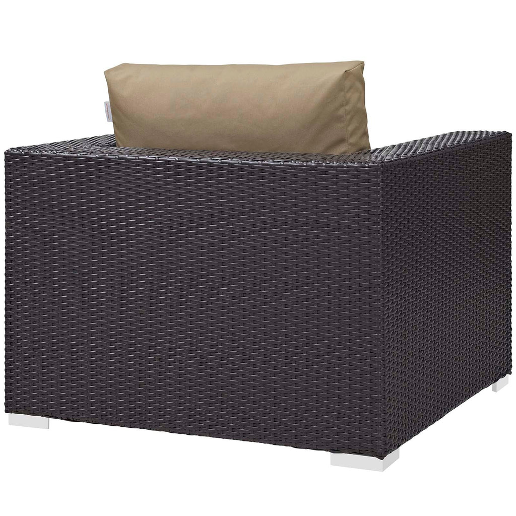 Convene 5 Piece Set Outdoor Patio with Fire Pit by Modway