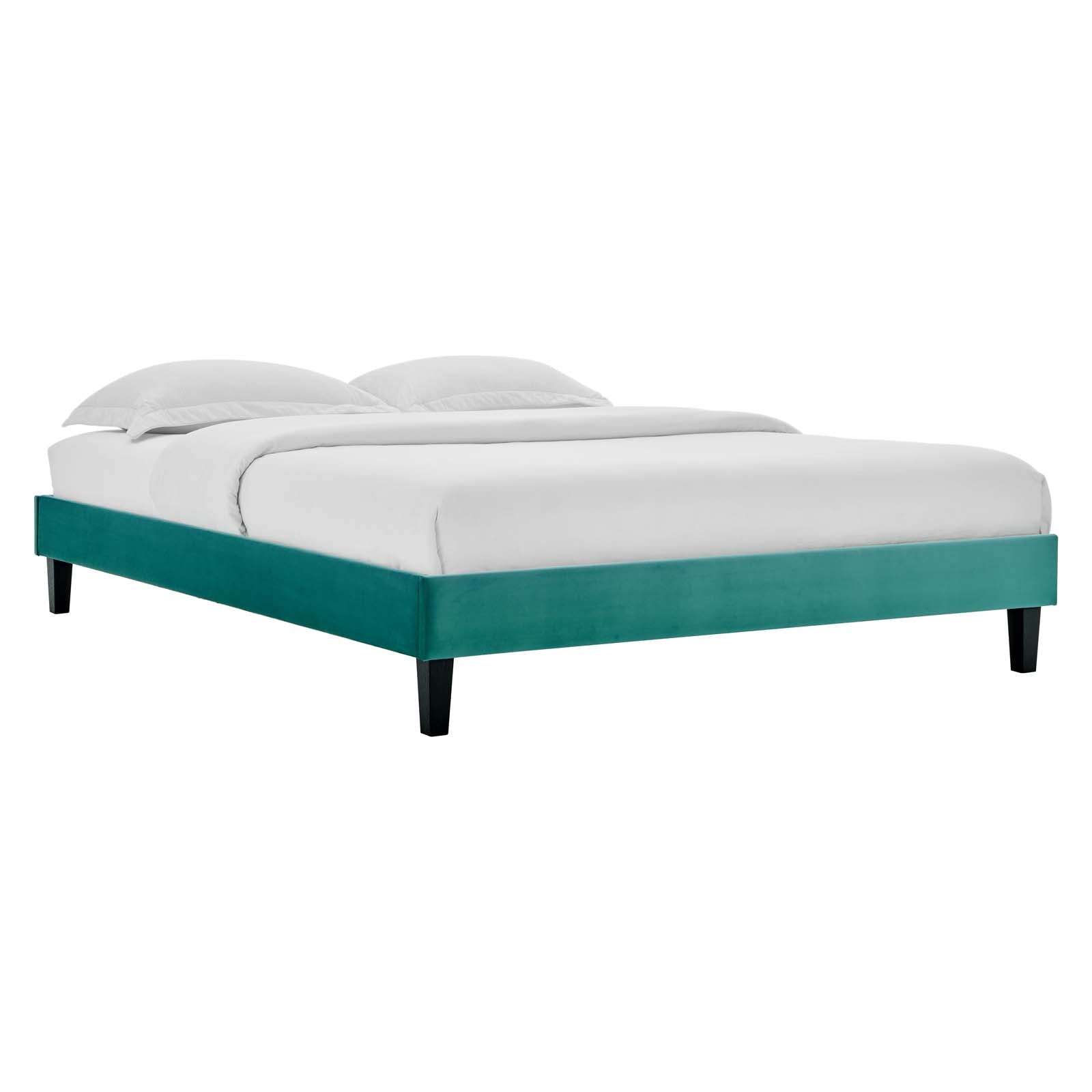 Elise Performance Velvet King Platform Bed by Modway