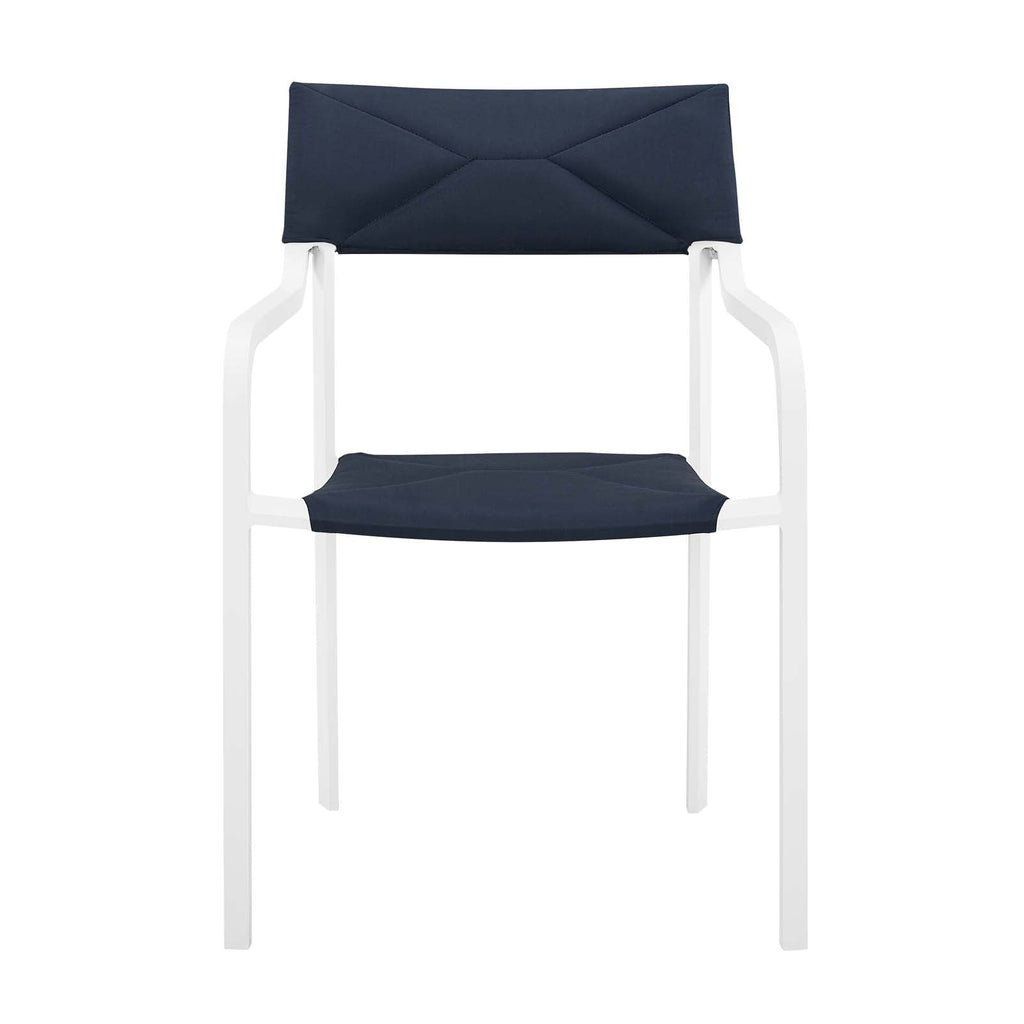 Raleigh Outdoor Patio Aluminum Armchair Set of 2 by Modway