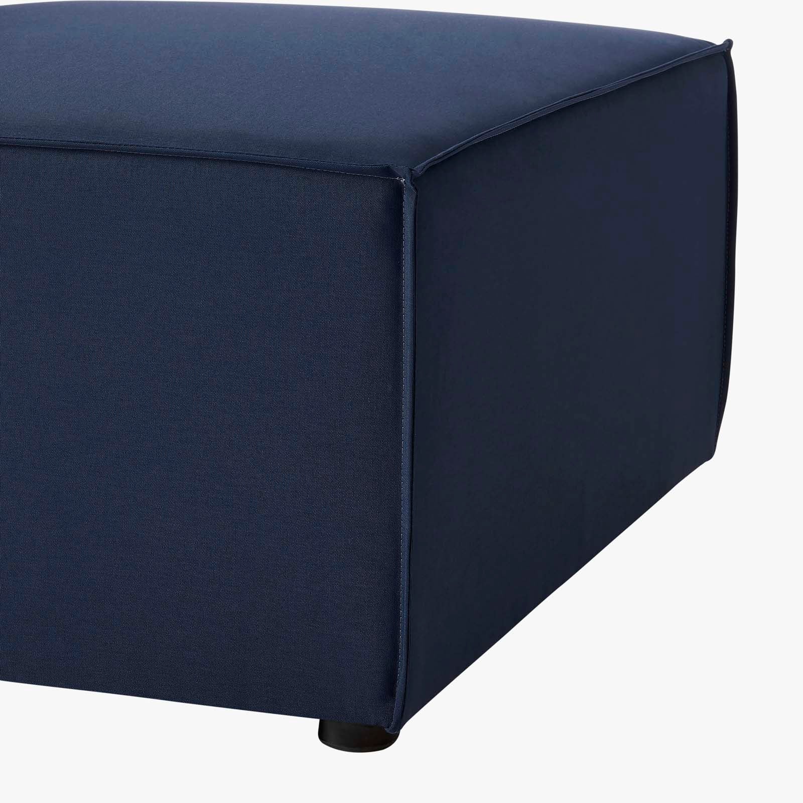Saybrook Outdoor Patio Upholstered Sectional Sofa Armless Chair by Modway