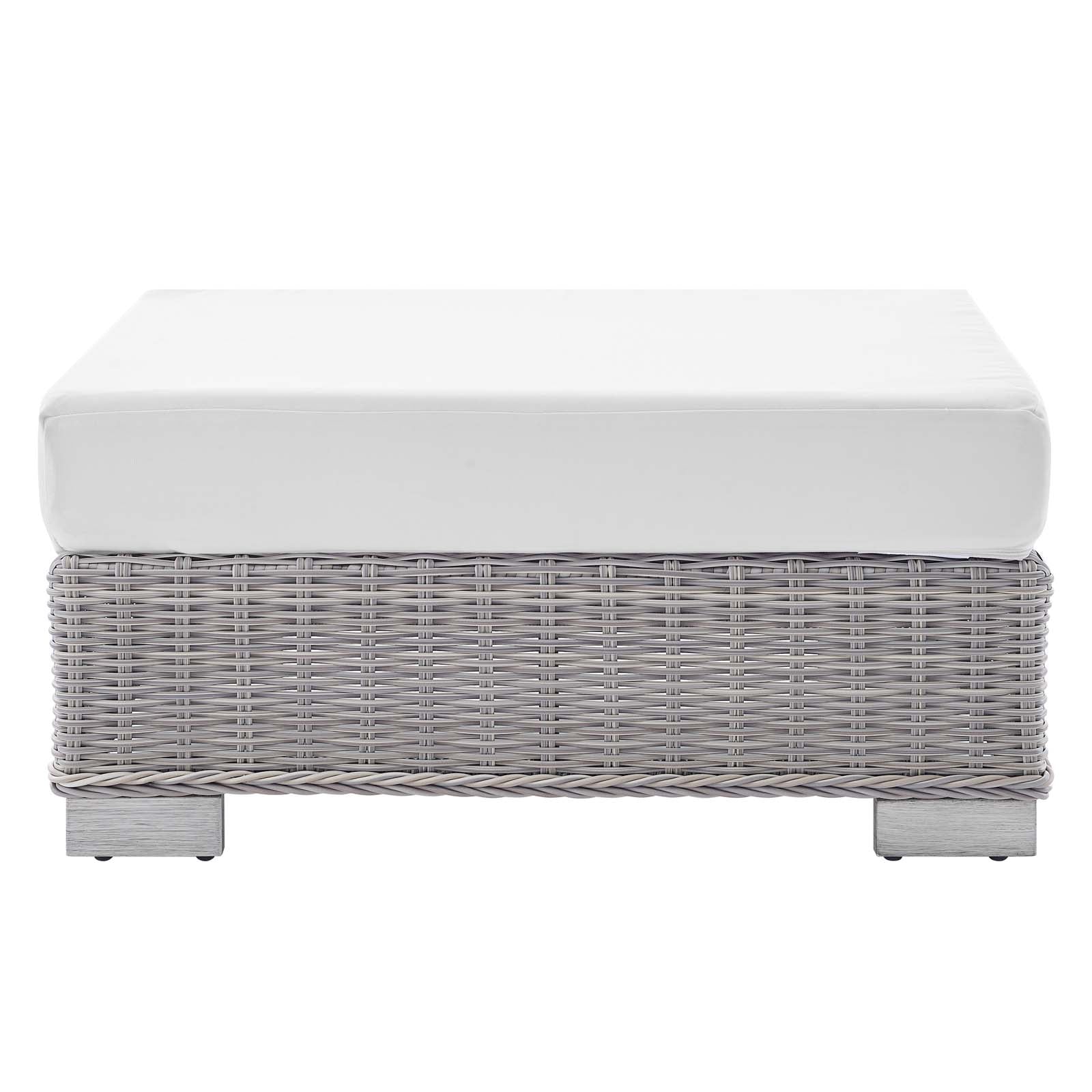 Conway Sunbrella¨ Outdoor Patio Wicker Rattan Ottoman by Modway