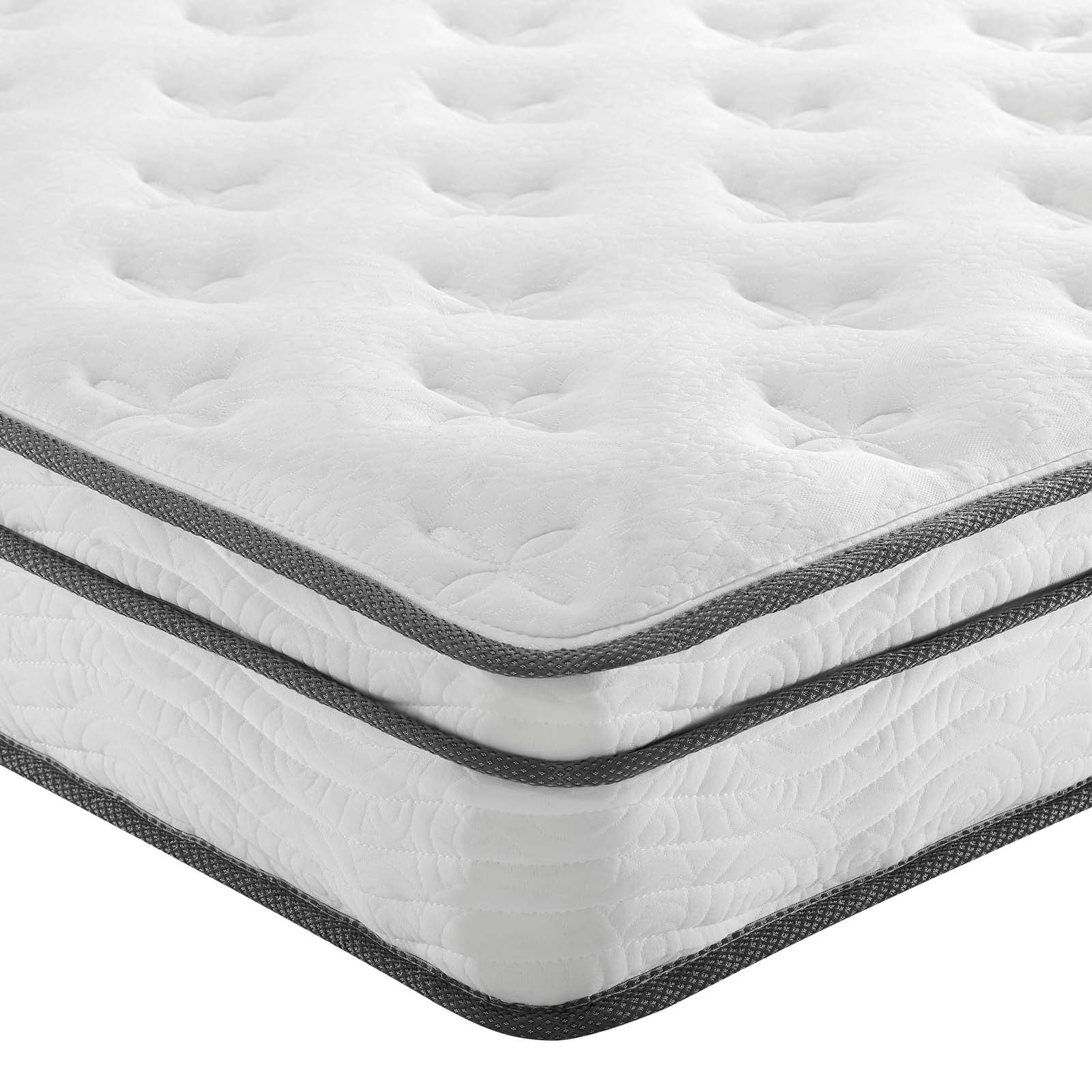 Jenna 8" Innerspring and Foam King Mattress by Modway