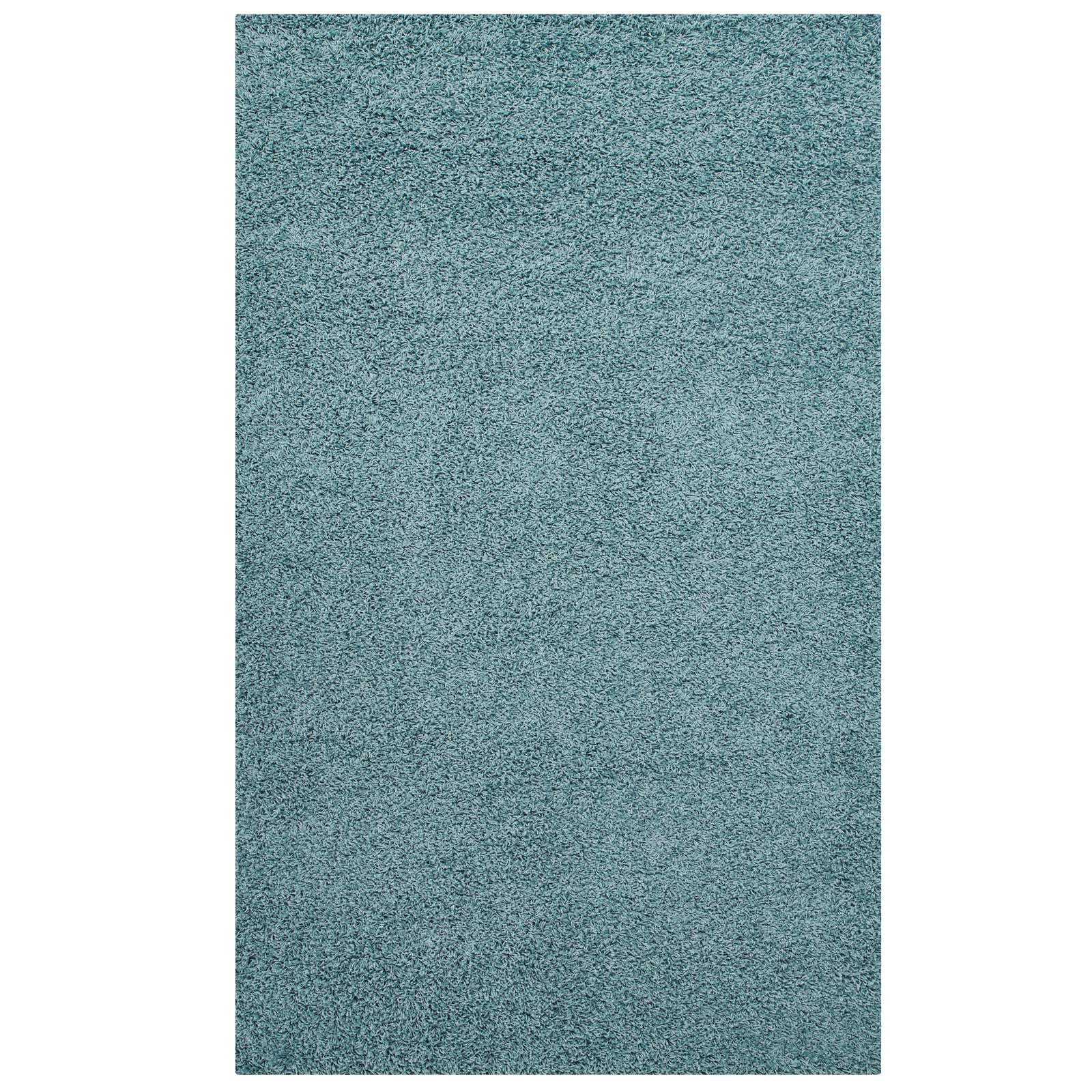 Enyssa Solid 5x8 Shag Area Rug by Modway