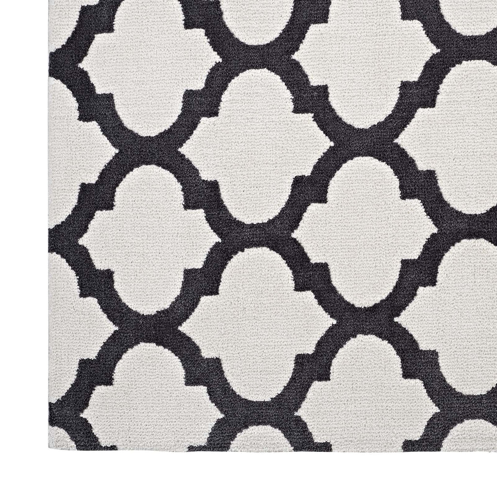 Lida Moroccan Trellis 5x8 Area Rug by Modway