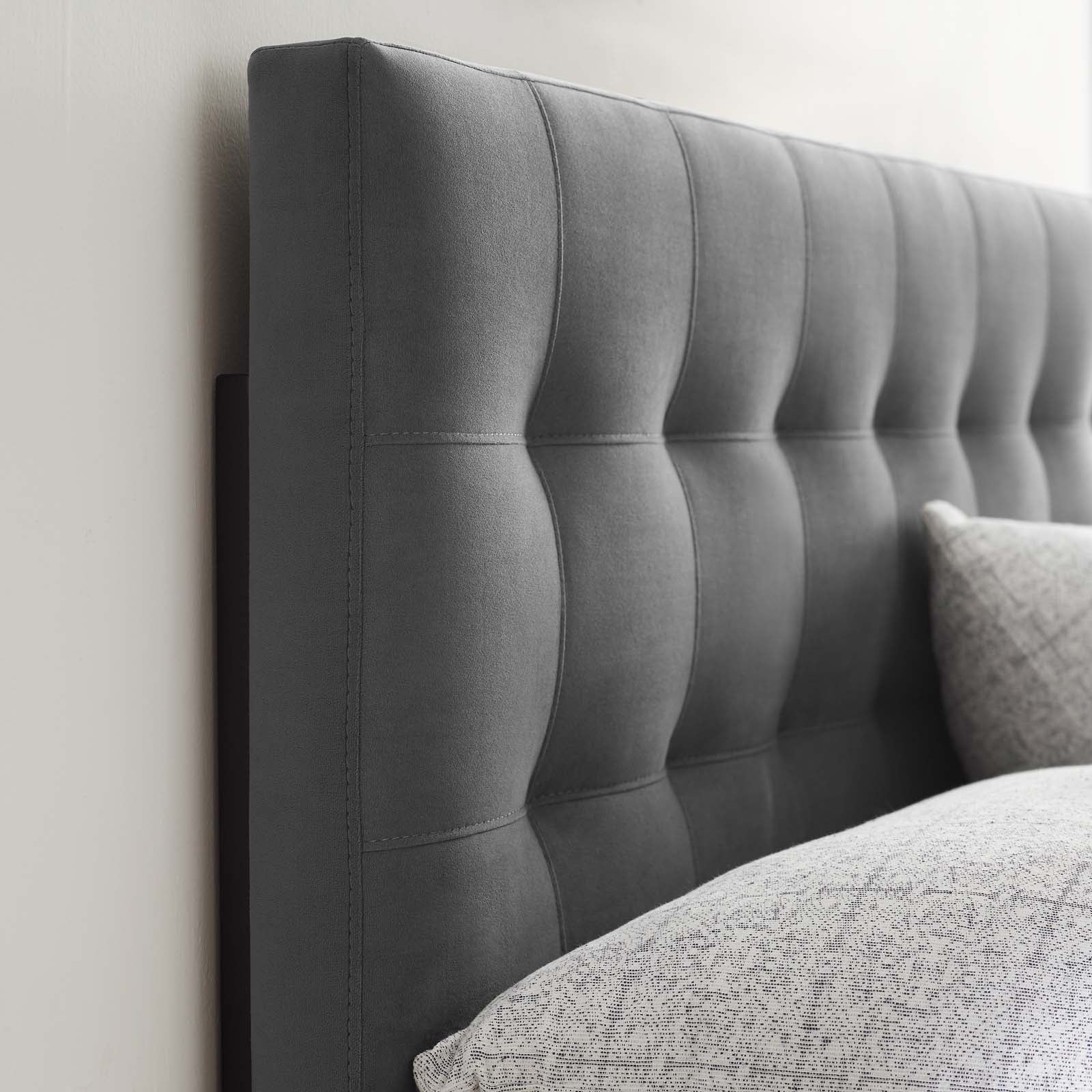 Lily Biscuit Tufted Performance Velvet King Headboard by Modway