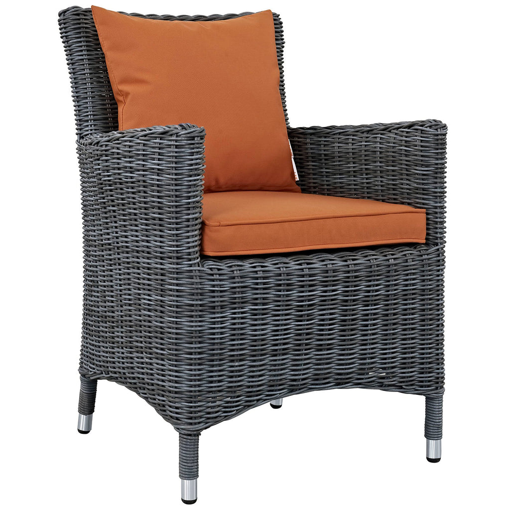 Summon 9 Piece Outdoor Patio Sunbrella¨ Dining Set by Modway