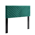 Alyson Angular Channel Tufted Performance Velvet Full / Queen Headboard by Modway