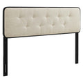 Collins Tufted Fabric and Wood Queen Headboard by Modway