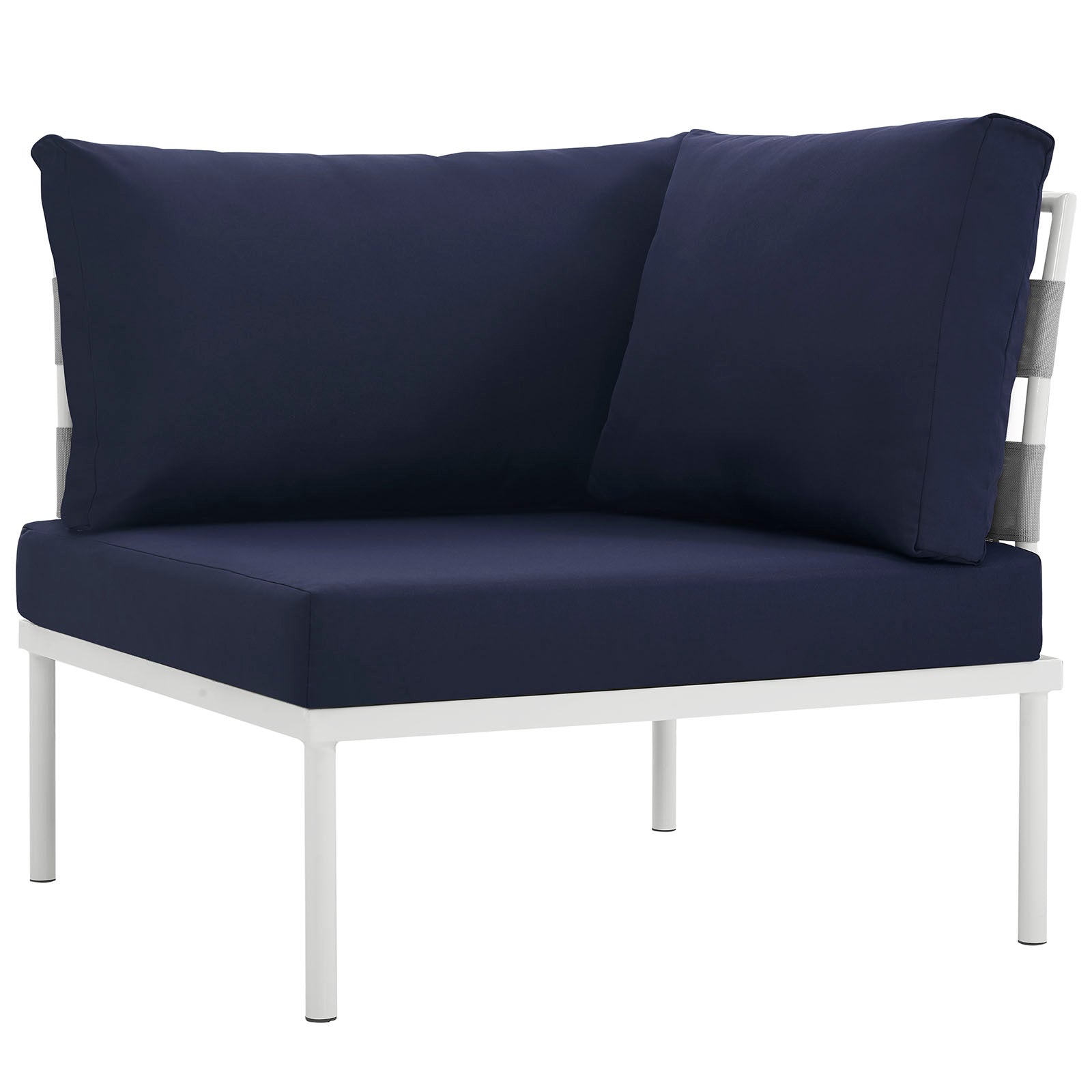 Harmony Outdoor Patio Aluminum Corner Sofa by Modway