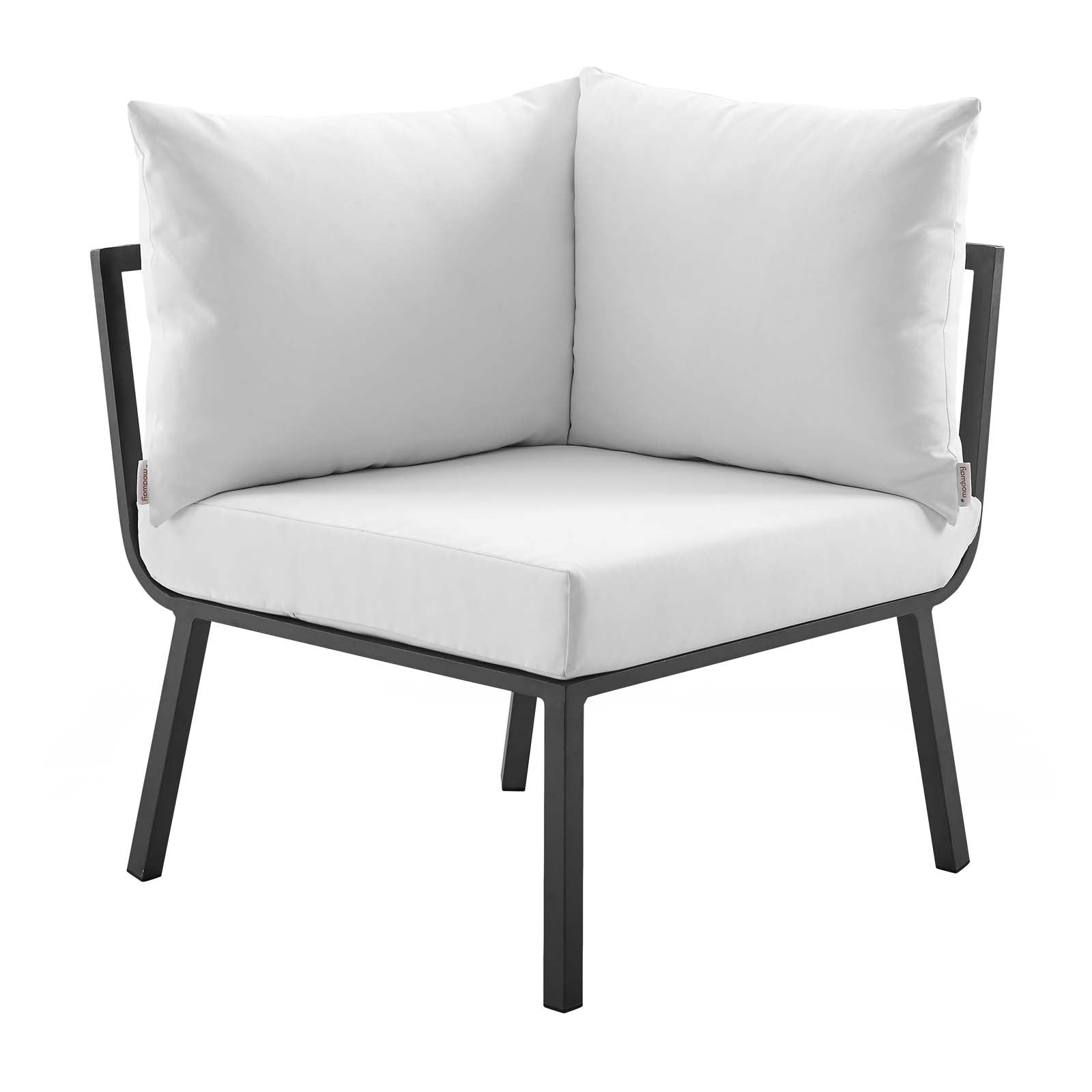 Riverside 5 Piece Outdoor Patio Aluminum Sectional by Modway