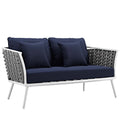 Stance Outdoor Patio Aluminum Loveseat by Modway