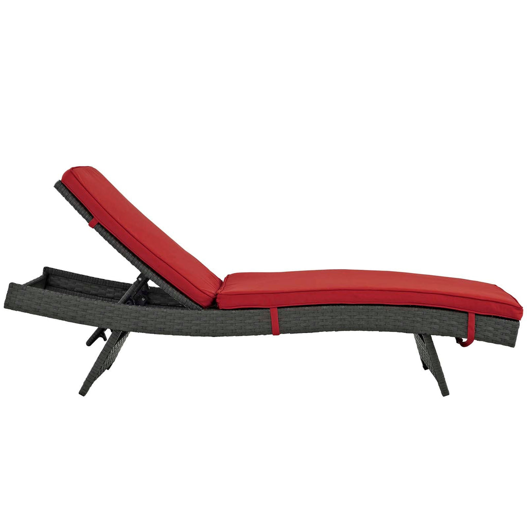 Sojourn Outdoor Patio Sunbrella¨ Chaise by Modway