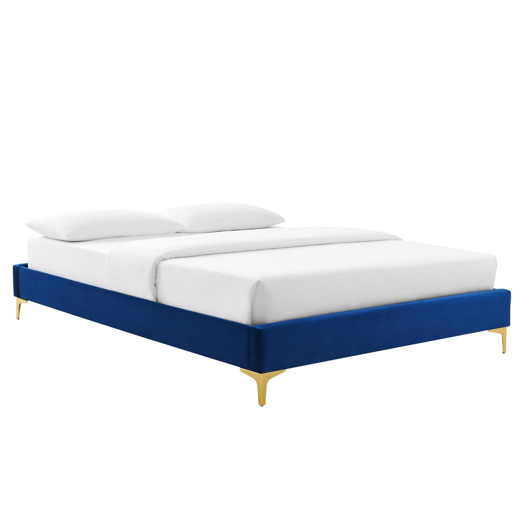Sutton Performance Velvet Twin Bed Frame by Modway