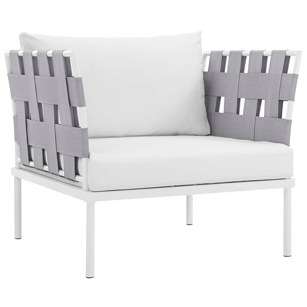 Harmony 7 Piece Outdoor Patio Aluminum Sectional Sofa Set by Modway