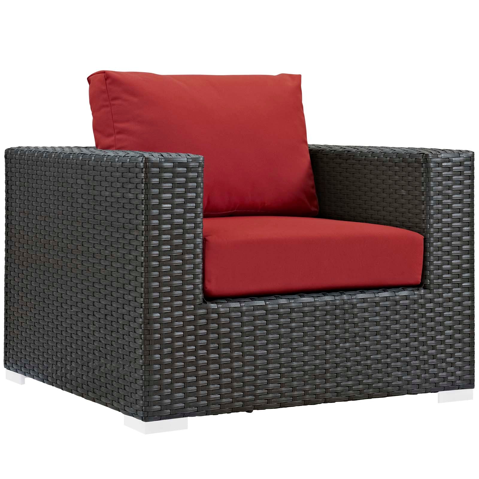 Sojourn 10 Piece Outdoor Patio Sunbrella¨ Sectional Set by Modway