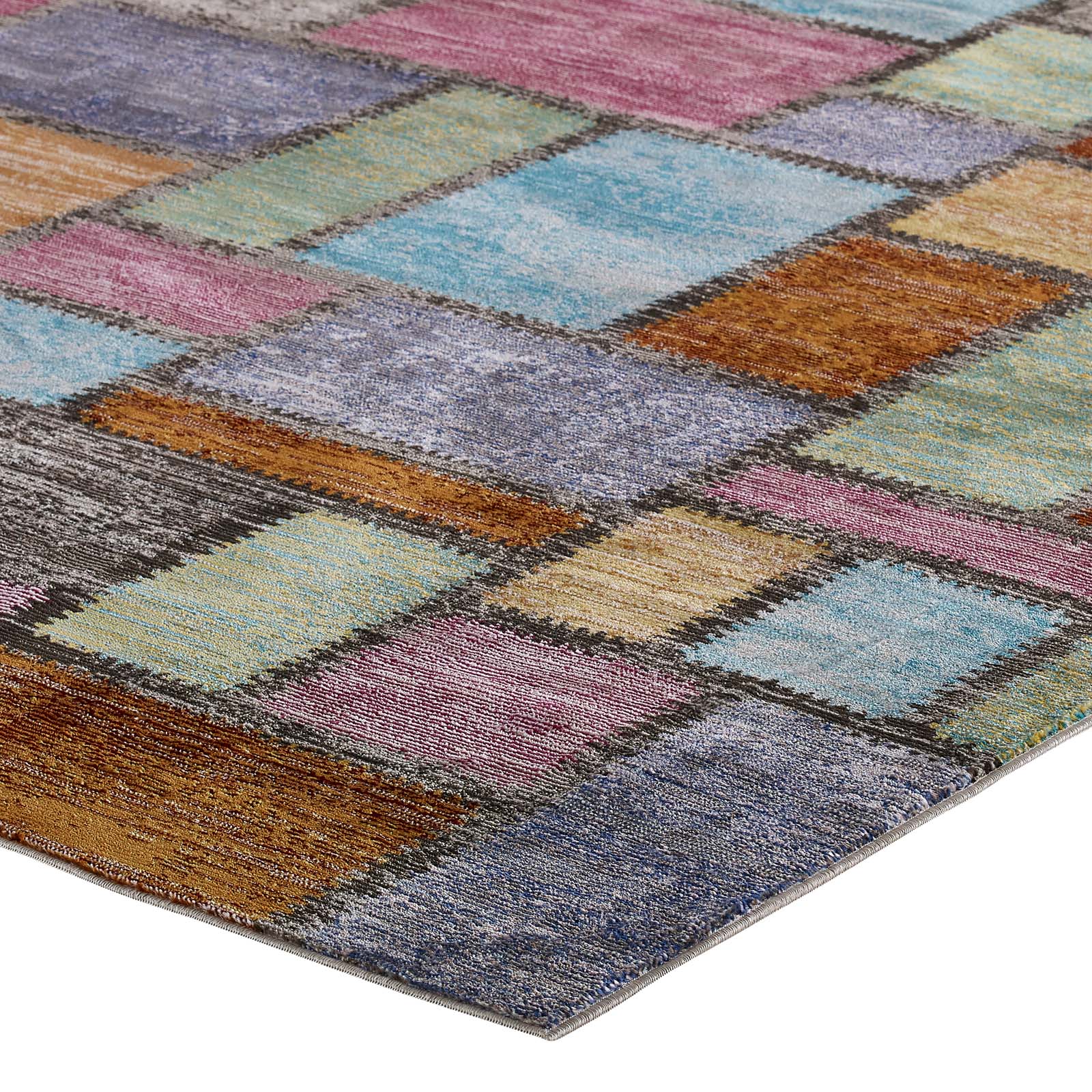 Success Nyssa Abstract Geometric Mosaic 4x6 Area Rug by Modway