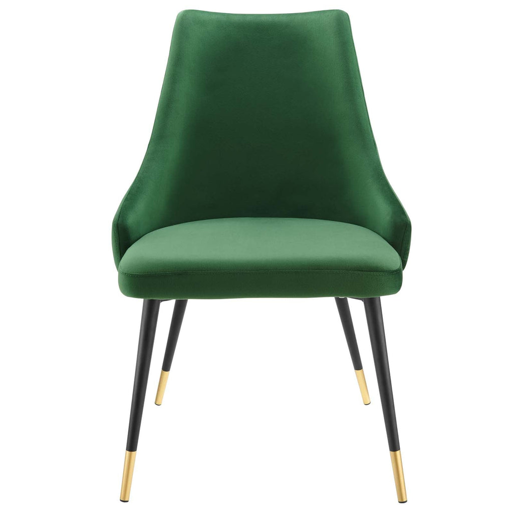 Adorn Performance Velvet Dining Side Chair Set of 2 by Modway