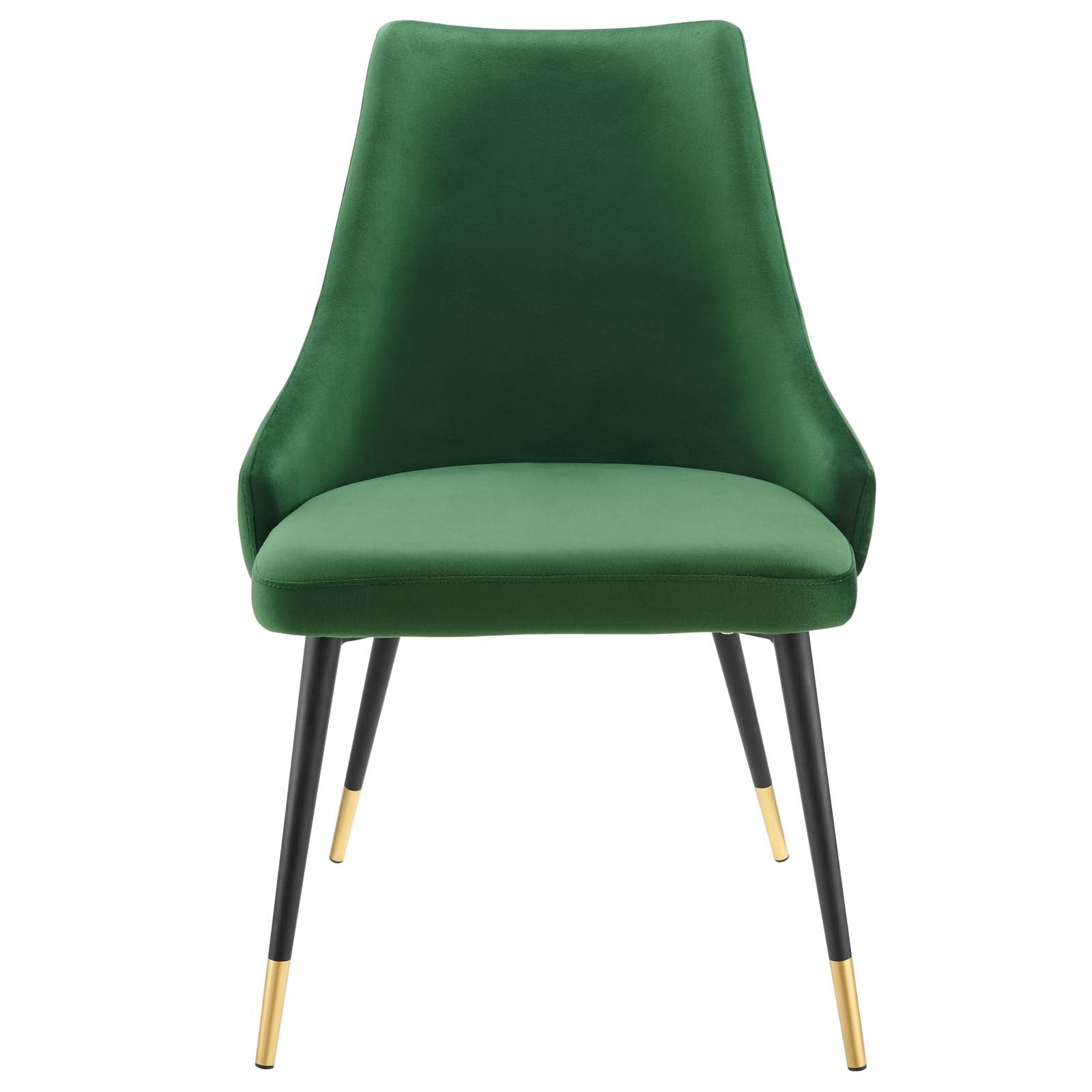 Adorn Performance Velvet Dining Side Chair Set of 2 by Modway