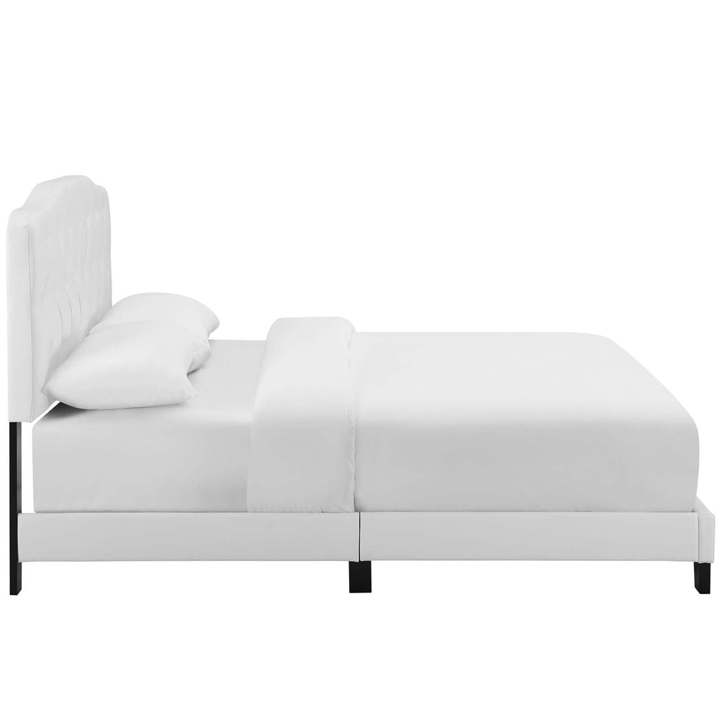 Amelia Faux Leather Queen Bed by Modway