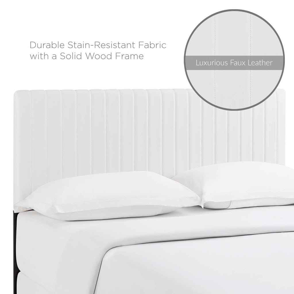 Keira Faux Leather King/California King Headboard by Modway