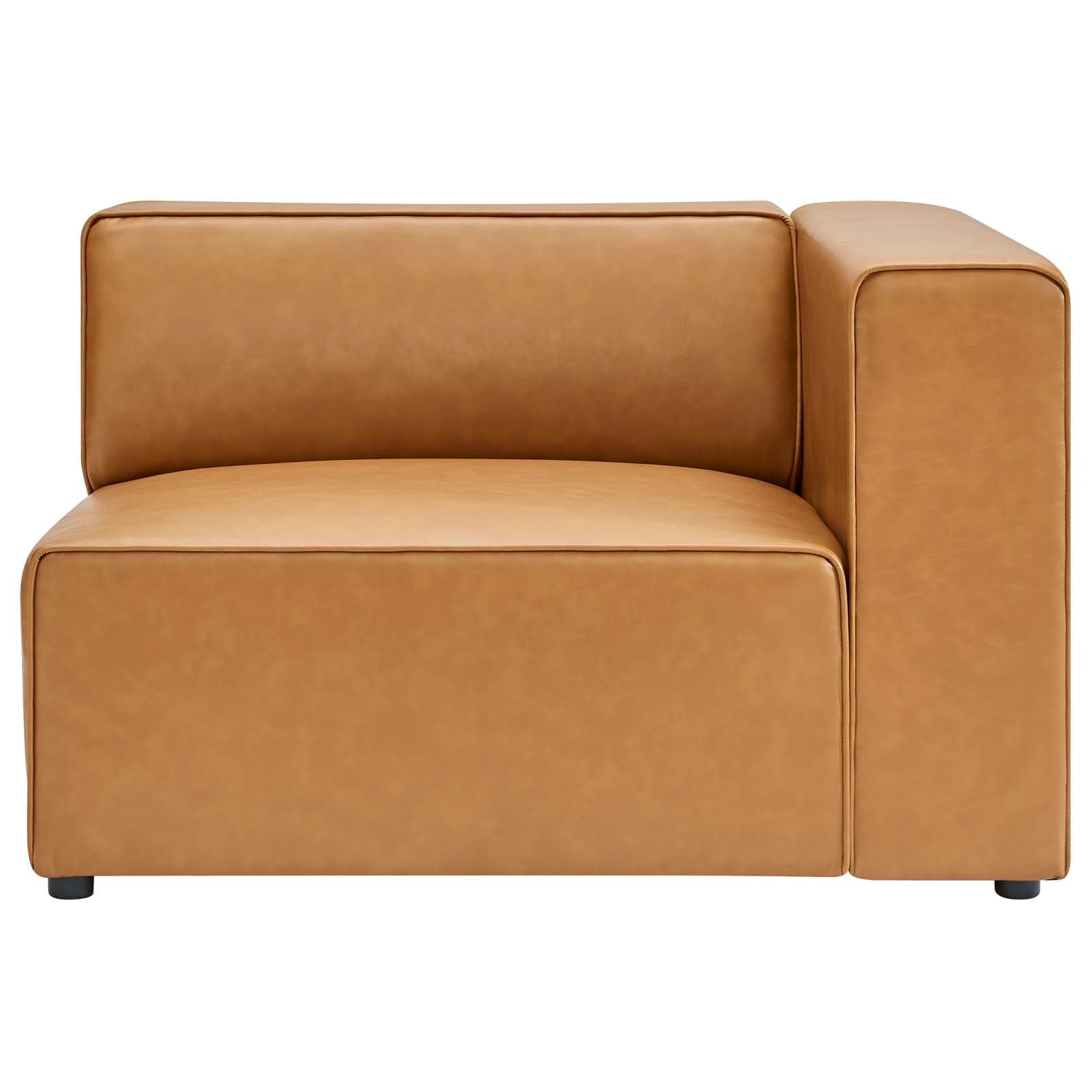 Mingle Vegan Leather Right-Arm Chair by Modway