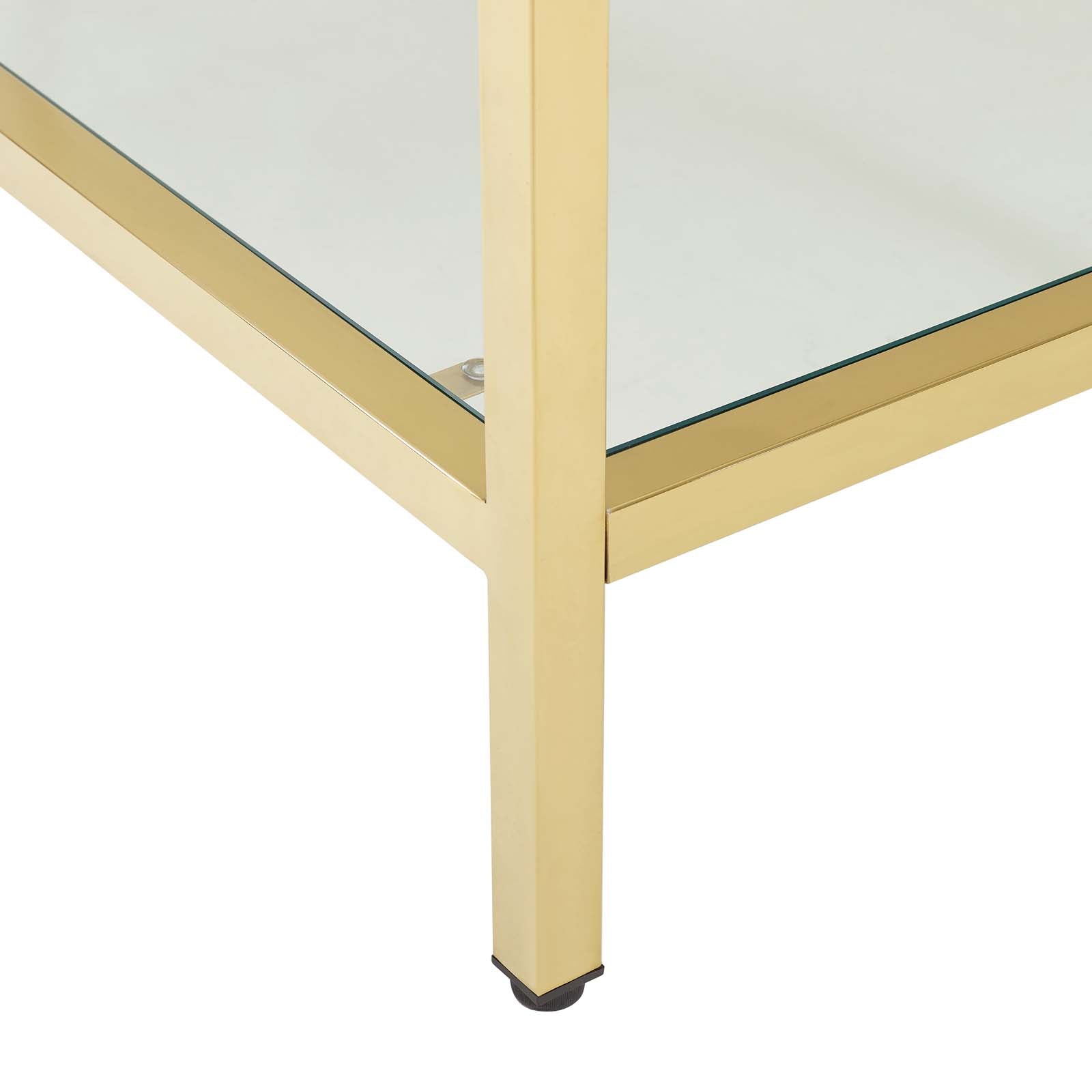Kingsley 50" Gold Stainless Steel Bathroom Vanity by Modway