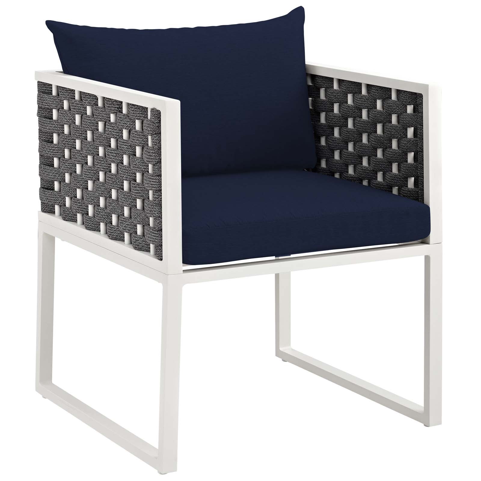 Stance 9 Piece Outdoor Patio Aluminum Dining Set by Modway