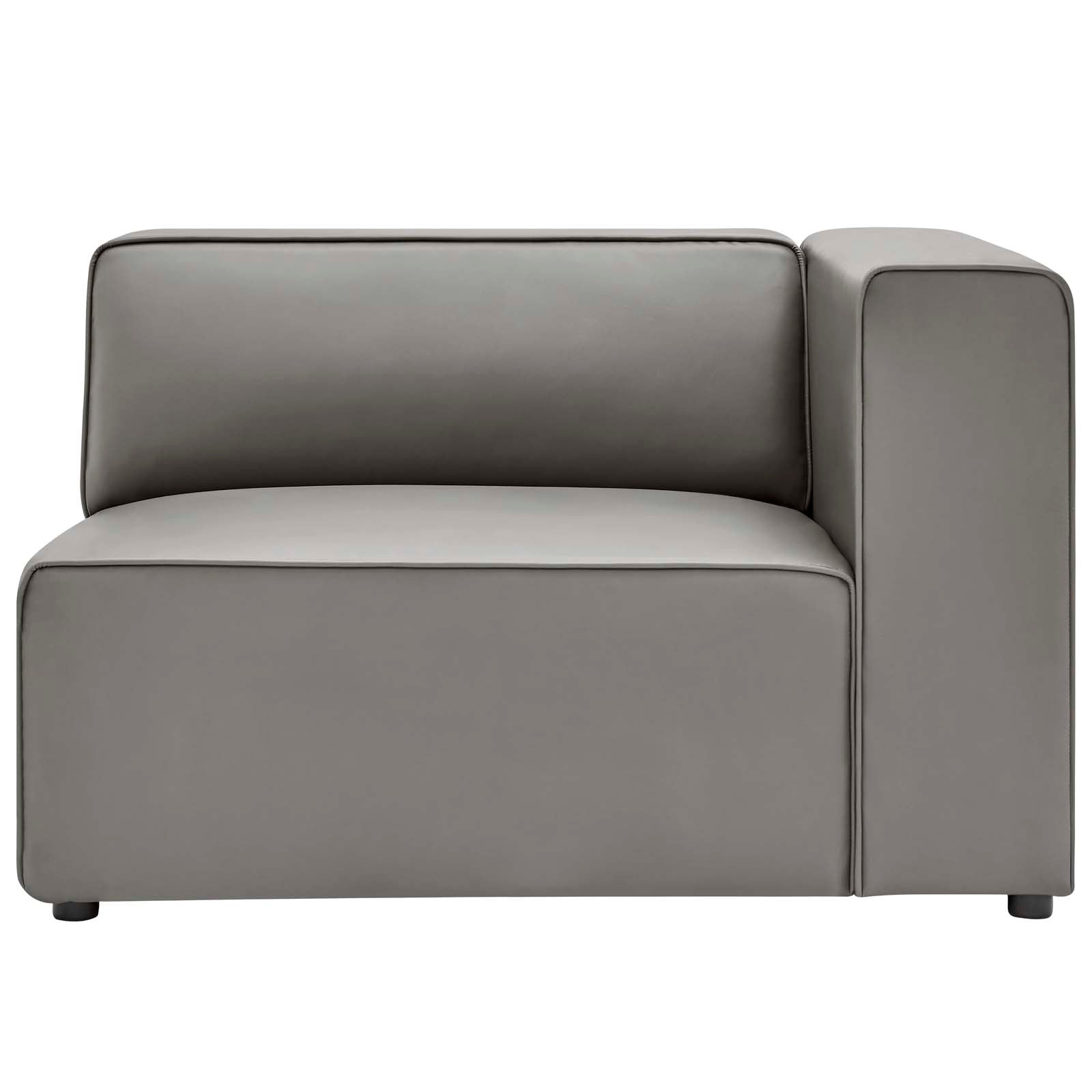 Mingle Vegan Leather Right-Arm Chair by Modway