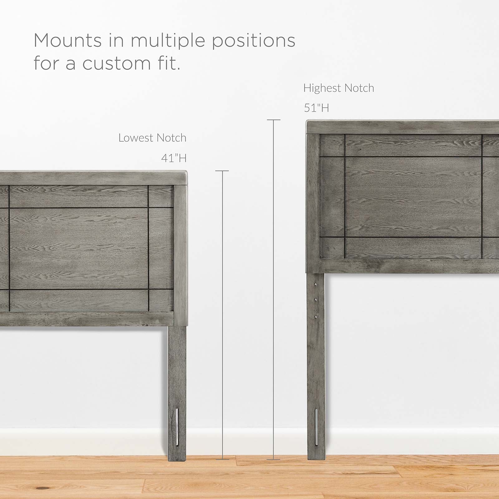 Marlee Wood Full Platform Bed With Splayed Legs by Modway