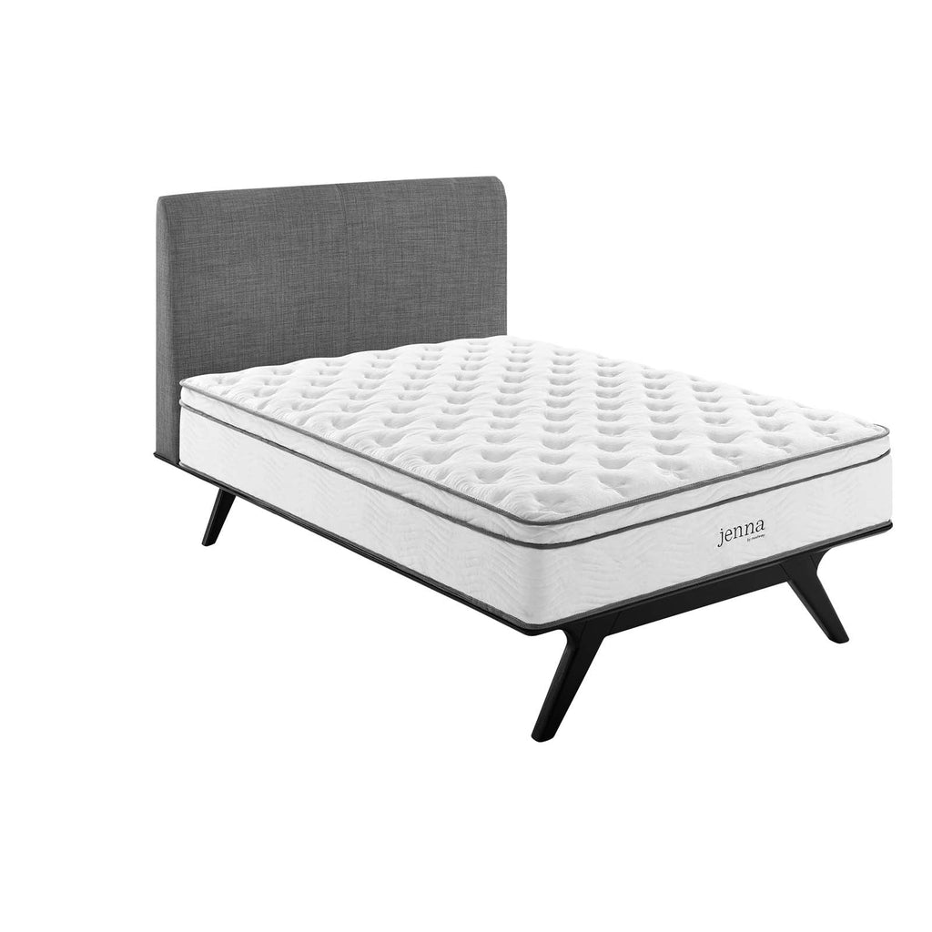 Jenna 14" Innerspring and Foam California King Mattress by Modway