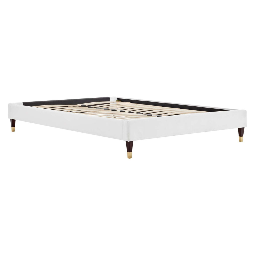 Harlow Performance Velvet King Platform Bed Frame by Modway