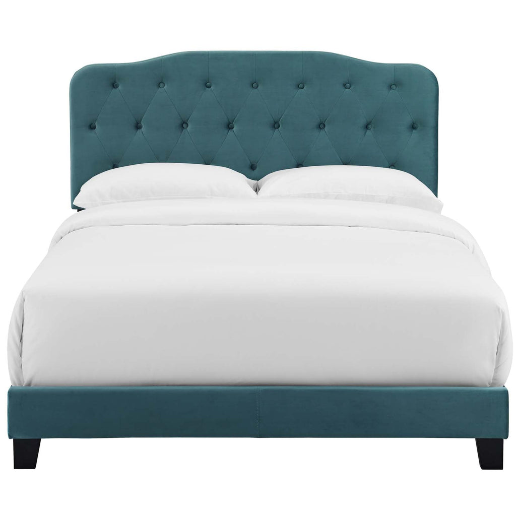 Amelia Performance Velvet Queen Bed by Modway