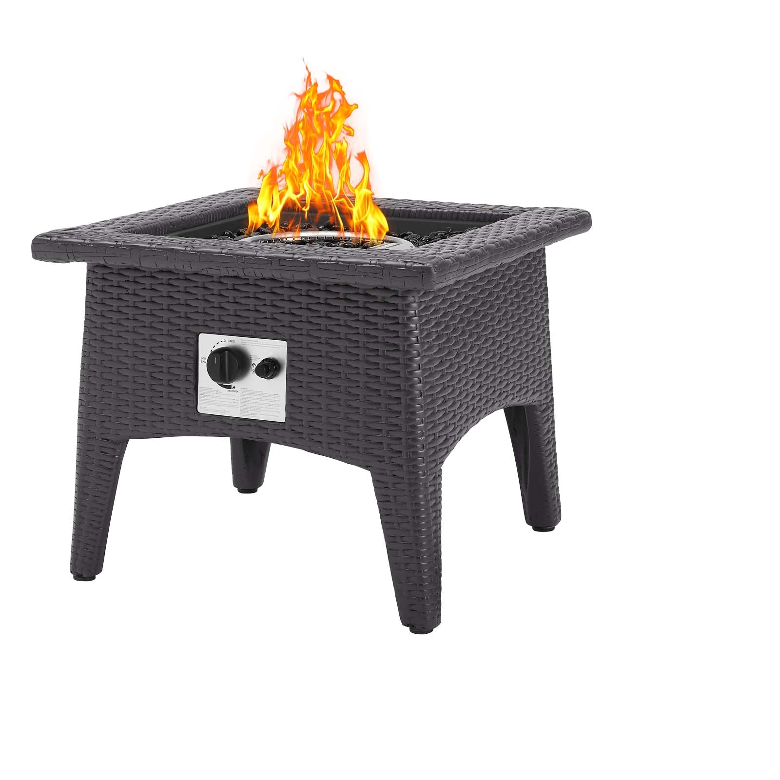 Convene 3 Piece Set Outdoor Patio with Fire Pit in