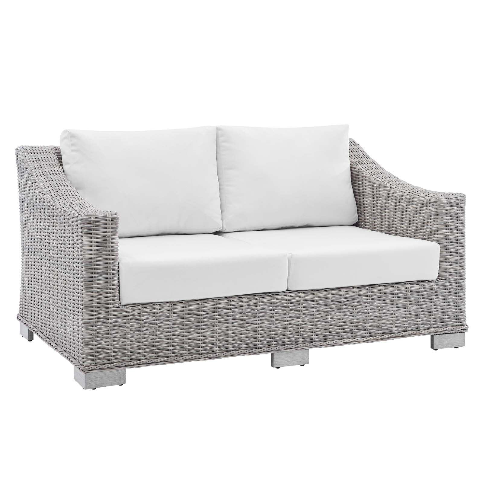 Conway Sunbrella¨ Outdoor Patio Wicker Rattan Loveseat by Modway