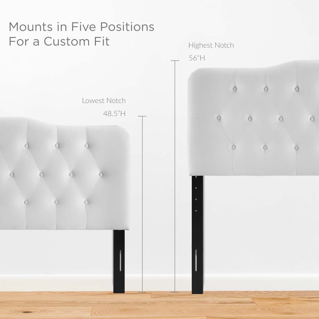 Annabel Diamond Tufted Performance Velvet King Headboard by Modway