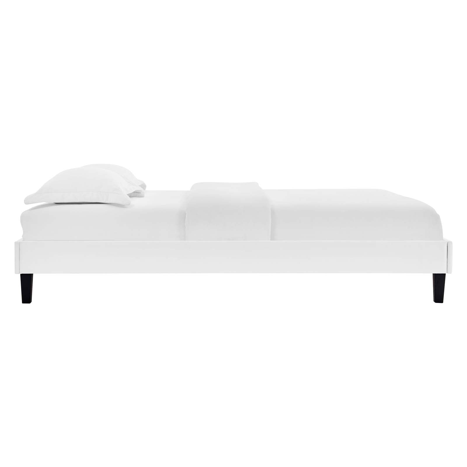 Reign Performance Velvet Twin Platform Bed Frame by Modway