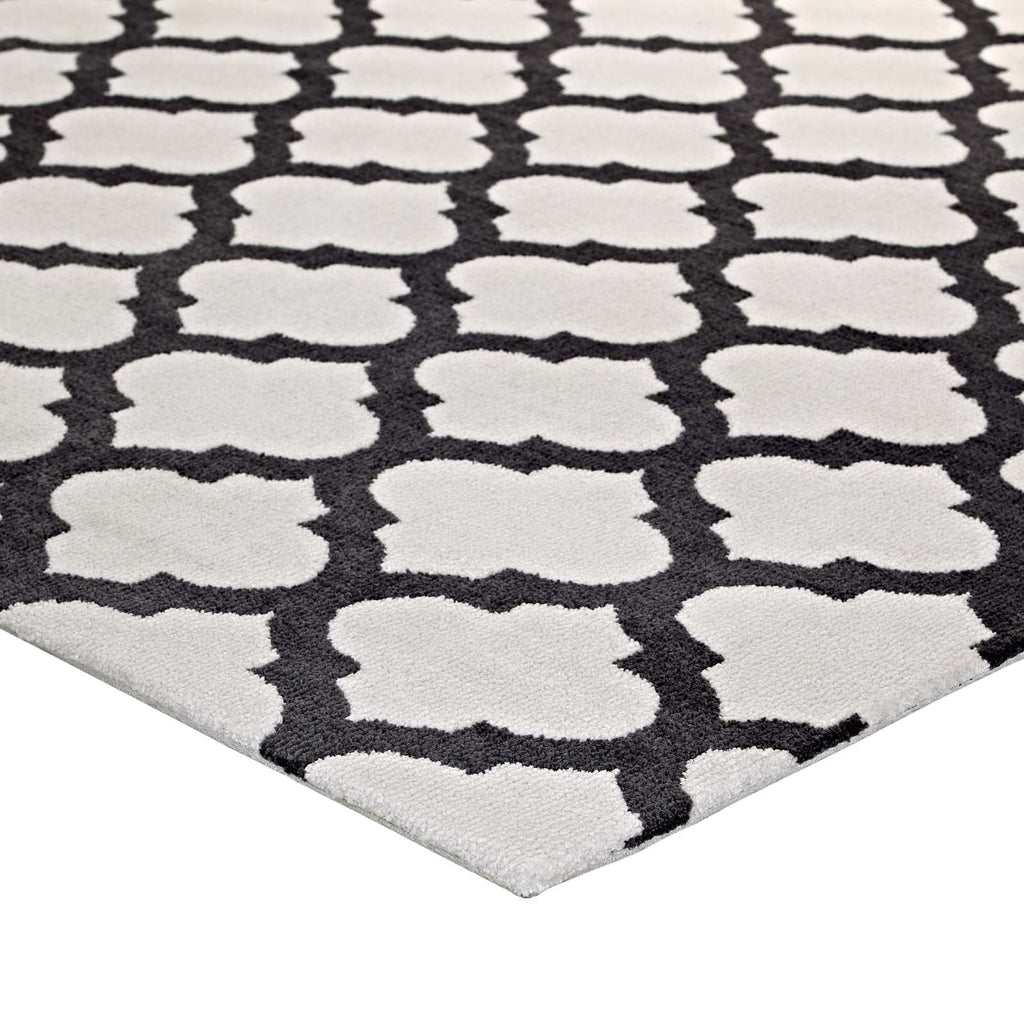 Lida Moroccan Trellis 5x8 Area Rug by Modway
