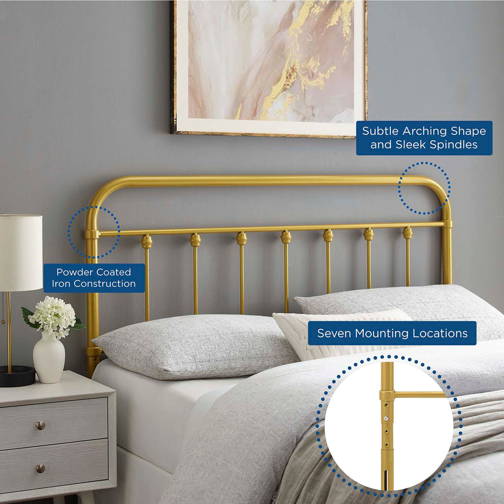 Sage Metal Twin Headboard by Modway