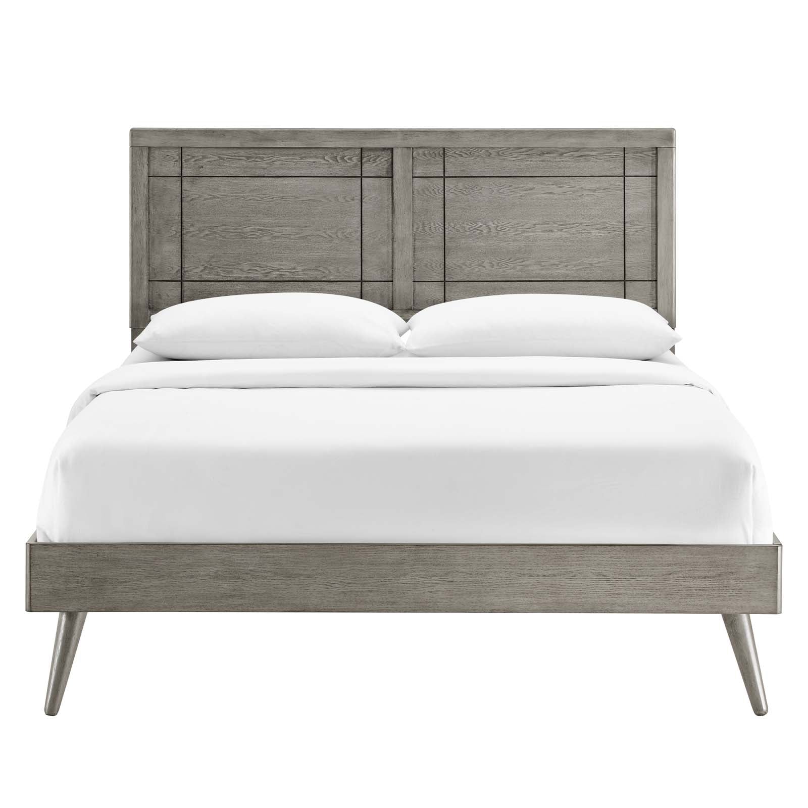 Marlee Wood Twin Platform Bed With Splayed Legs by Modway