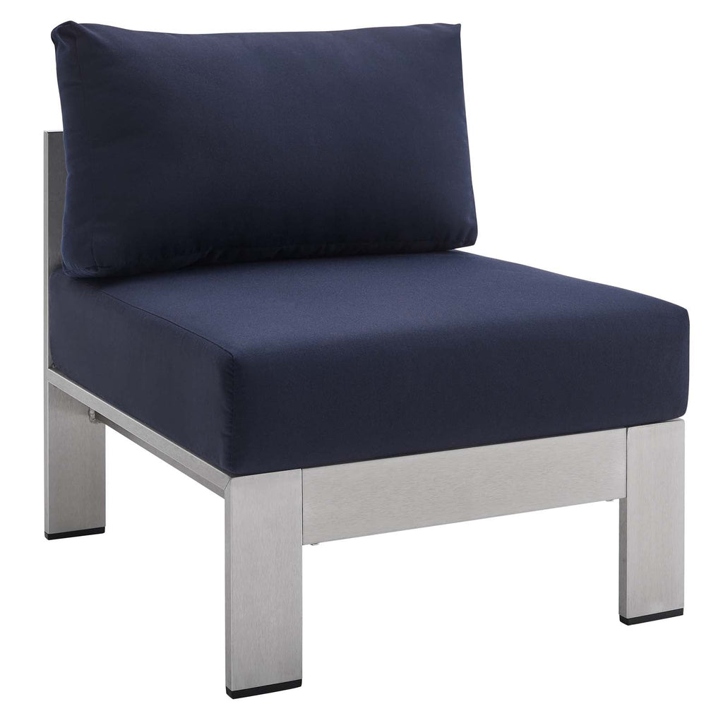 Shore 4 Piece Sunbrella¨ Fabric Outdoor Patio Aluminum Set by Modway