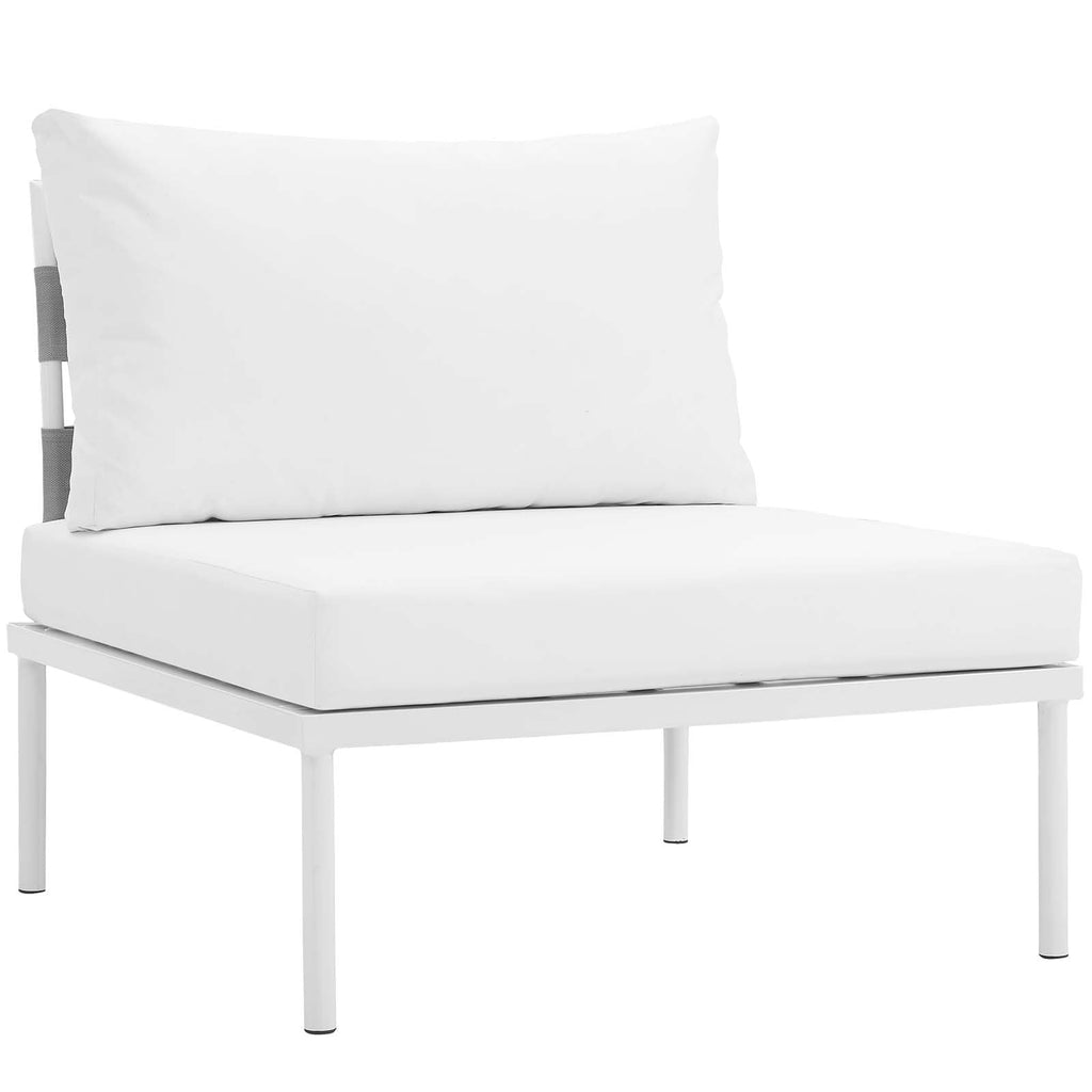 Harmony 6 Piece Outdoor Patio Aluminum Sectional Sofa Set by Modway