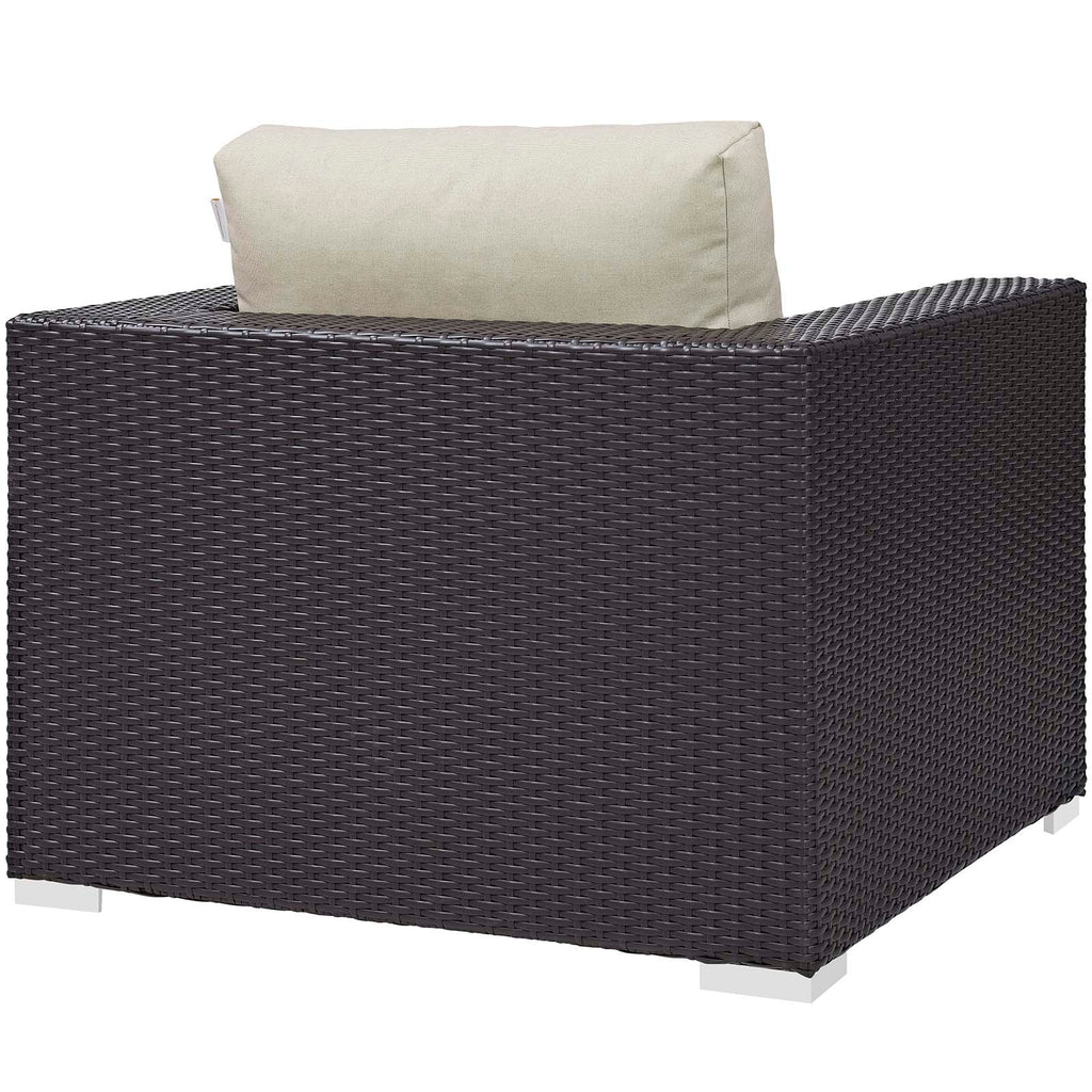 Convene 5 Piece Set Outdoor Patio with Fire Pit by Modway